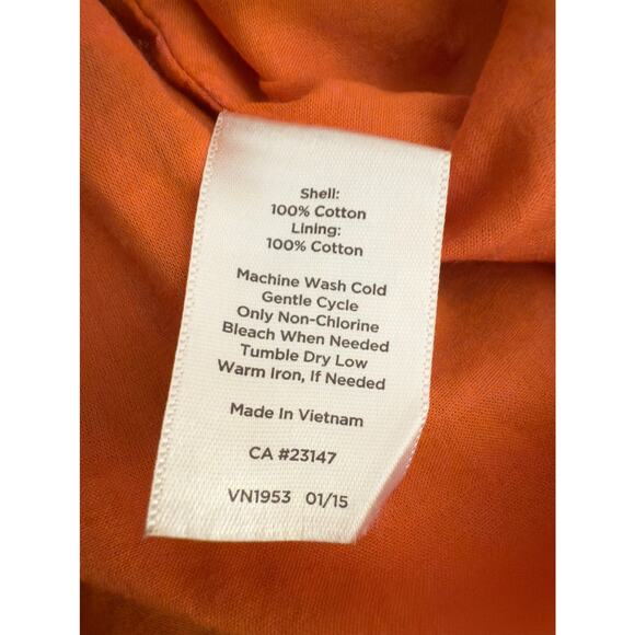 Talbots Dress Women’s 18w Blue Orange Floral Fit & Flare Design Knee Length - Picture 8 of 9